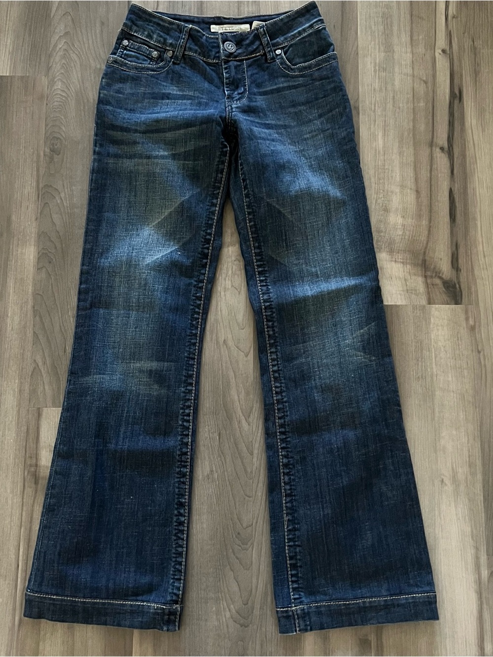 Stetson No. 214 City Trouser Jeans Denim Womens Size 0 L Western Work Casual